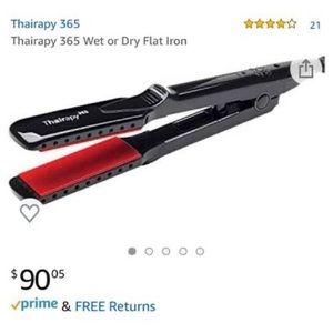 Hair straightener/Flat Iron - Wet or Dry